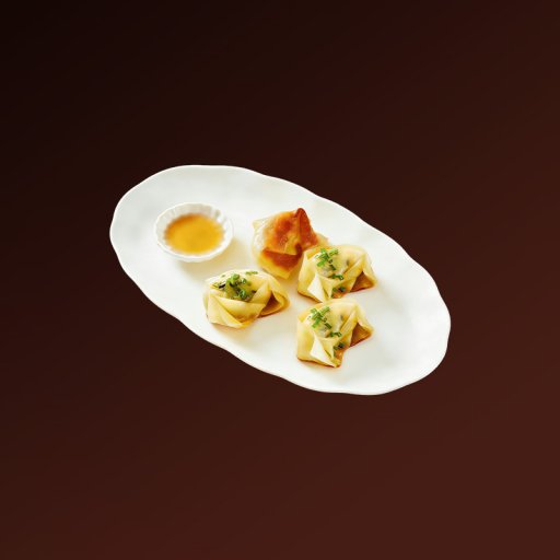 Pan Fried Juicy Pork Wontons (6 pieces)