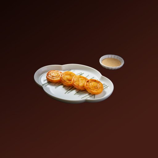 Shanghaier Frühlingszwiebel-Pfannkuchen mit Dip-Sauce
