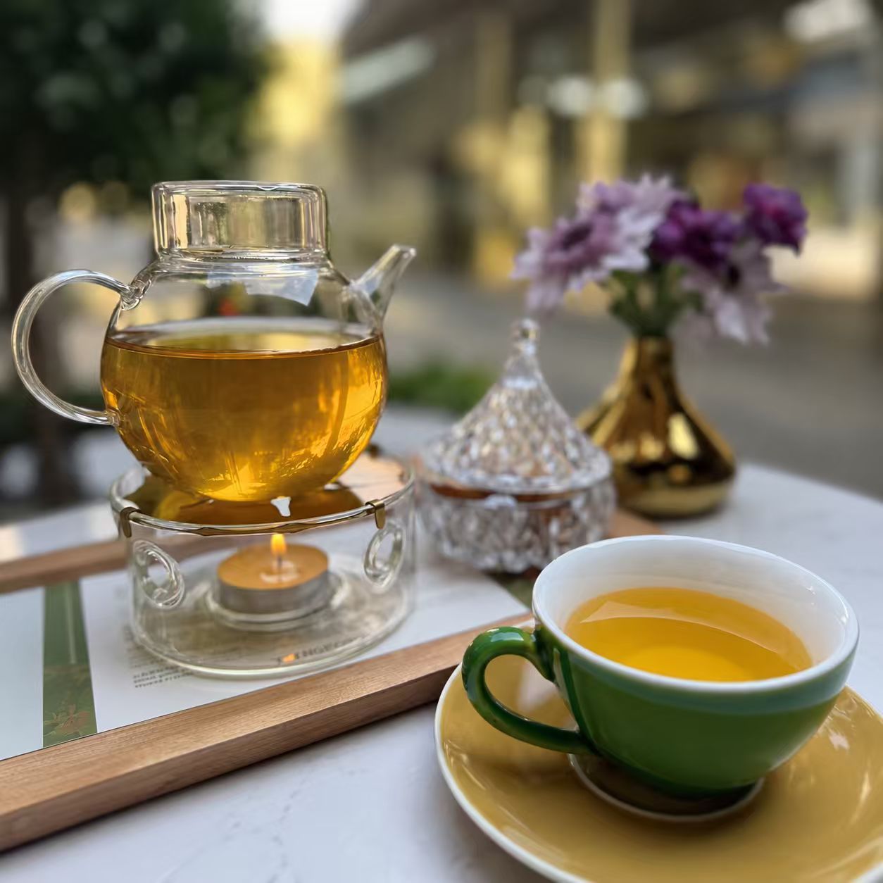 Vintage Shanghai Double-Scented Jasmine Tea Set