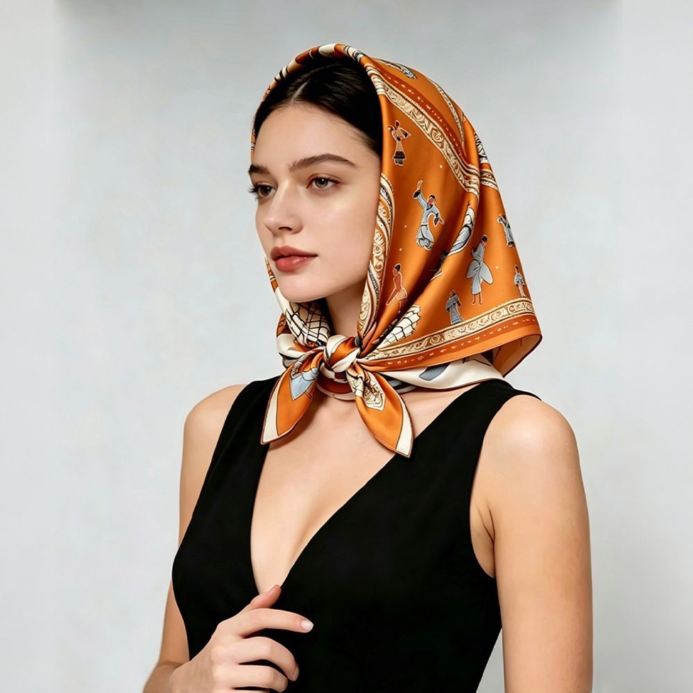 Mawangdui Wellness Moves Silk Scarf