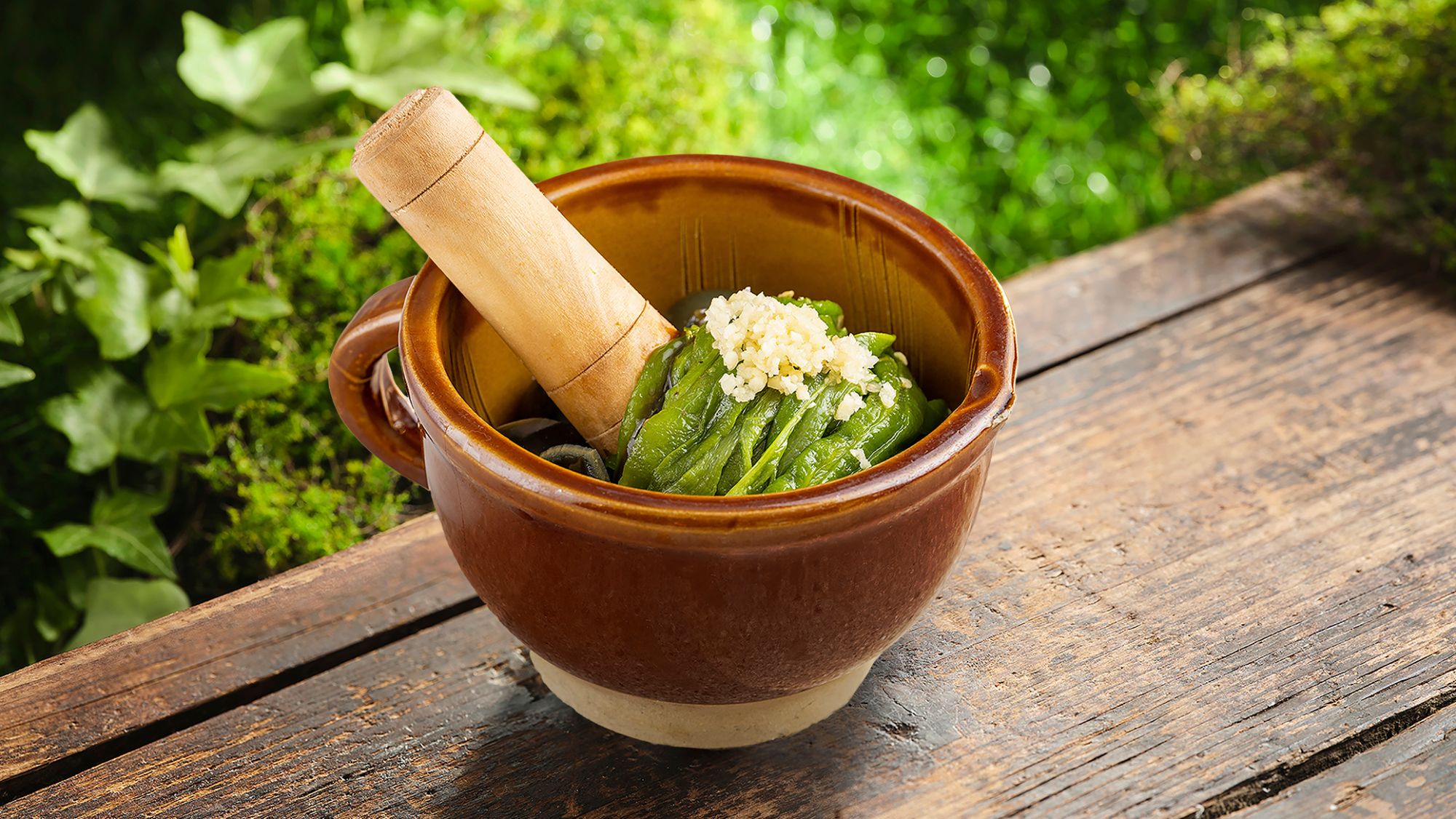 Hand-Pounded Chili with Century Egg