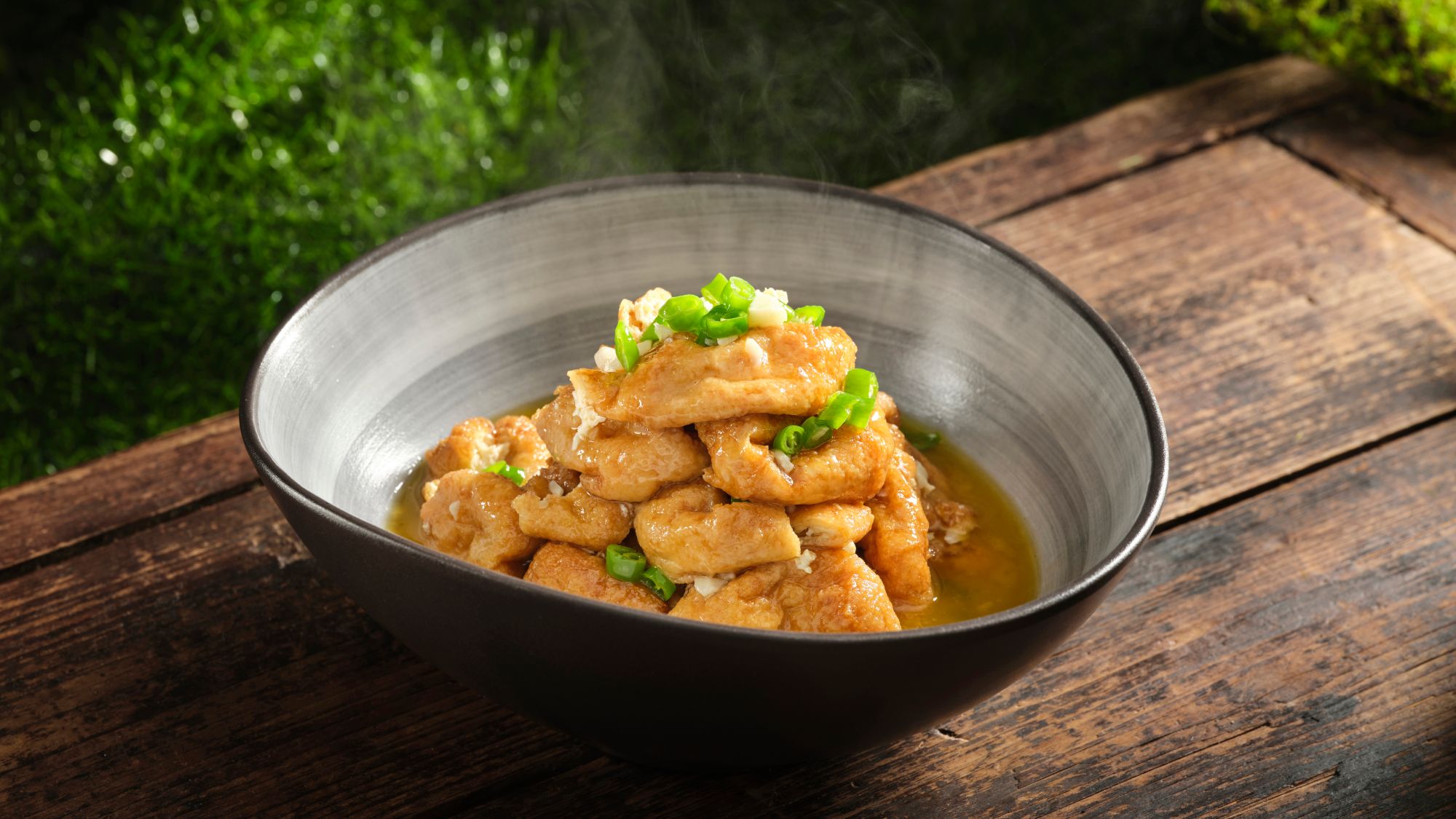 Juicy Spicy Hunan Tofu Puffs