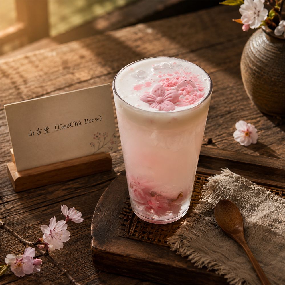 Cherry Blossom Coconut Milk