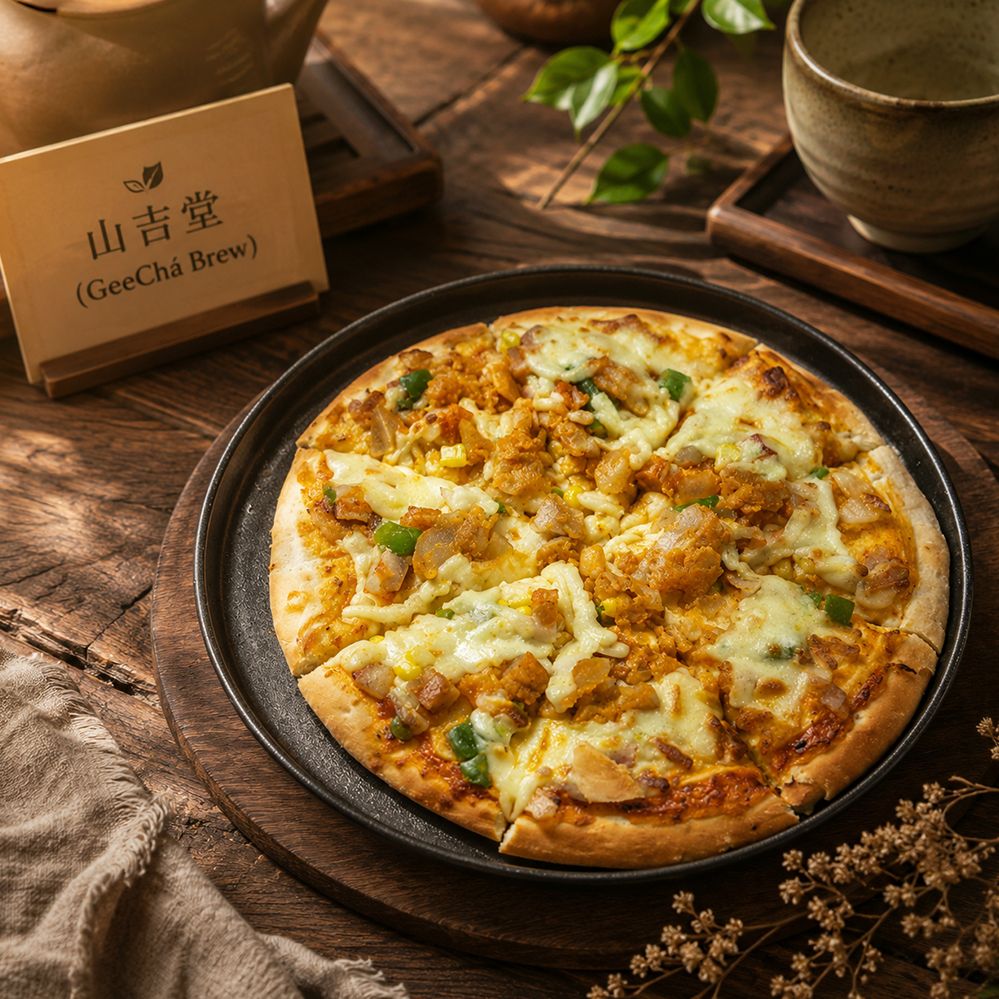 New Orleans-Style Chicken Pizza