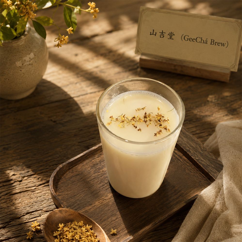 Osmanthus Rice Milk with No Added Preservatives