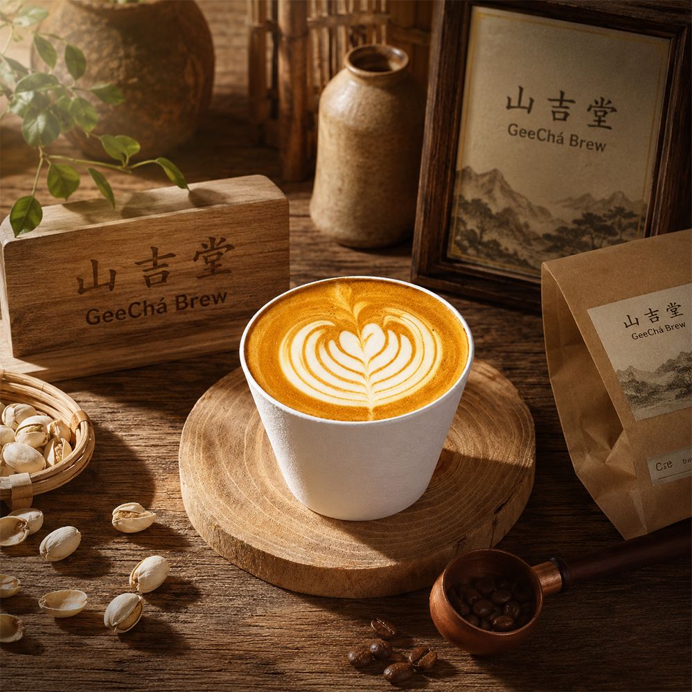 Pistachio Salted Cheese Latte