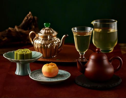 Top Tea: Dragon Well Green Tea or Cold Bloom Oolong Tea