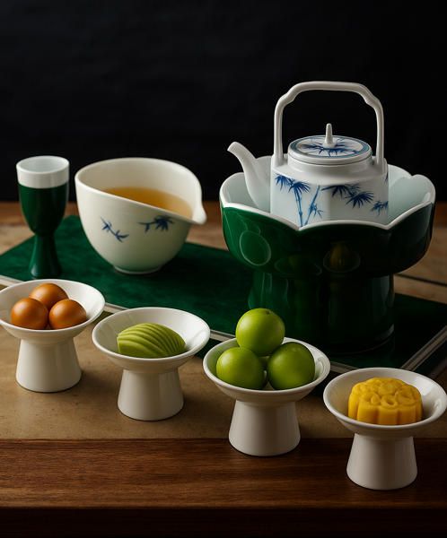 Oolong Tea and Light Bites Set for Two to Three