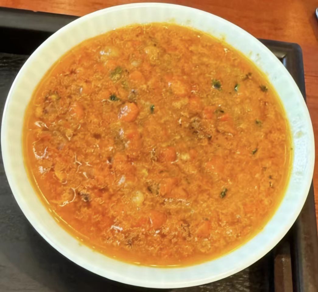 Main Course: Golden Crab Roe Butter Rice Topping