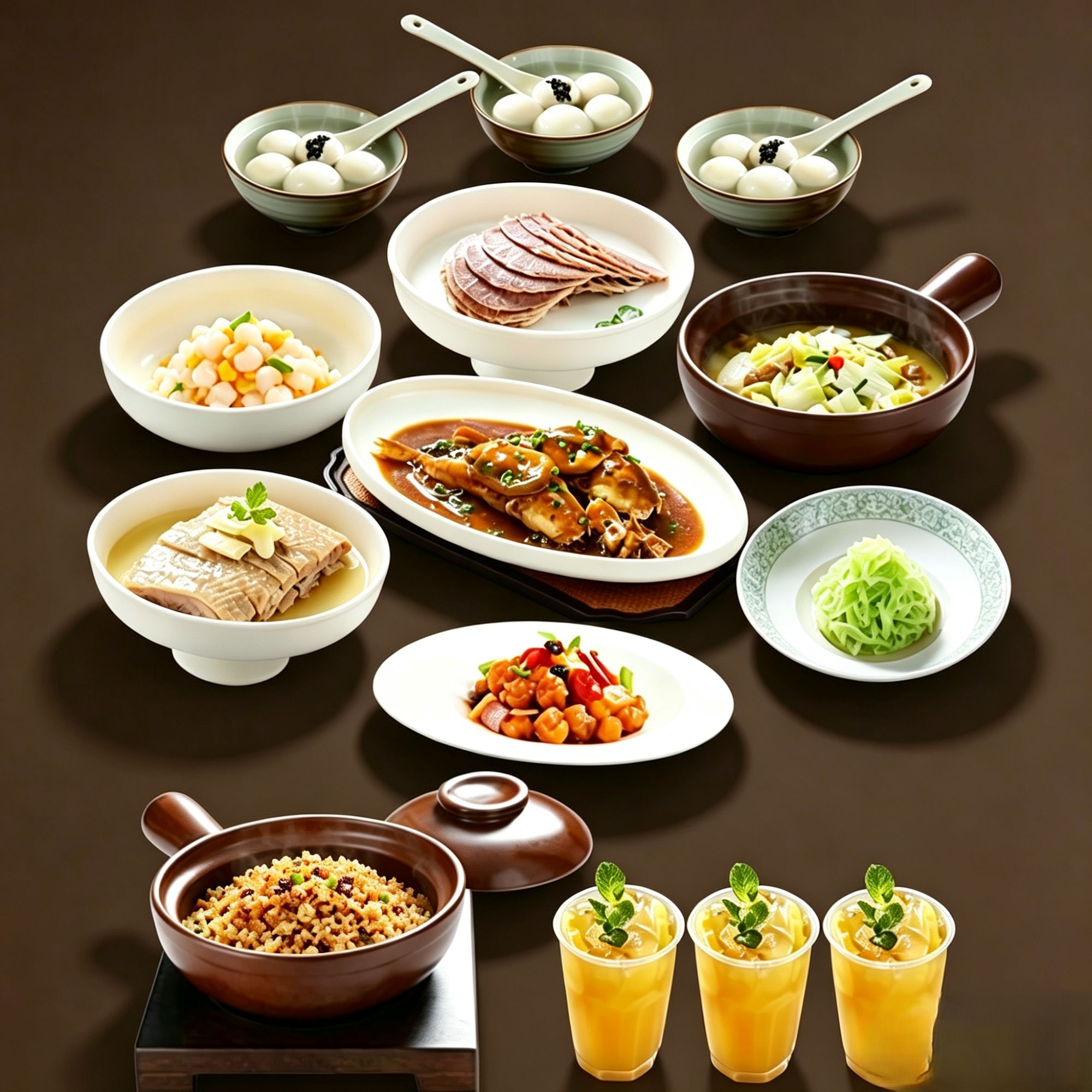 Combo Set for Three: Huaiyang Cuisine