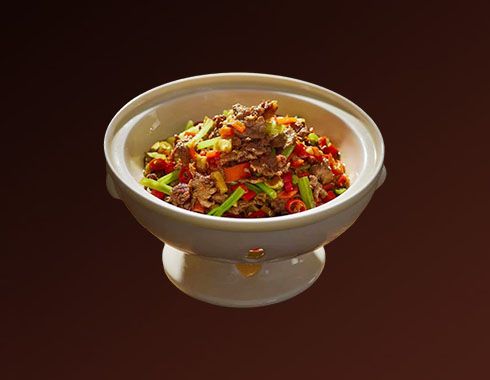 Stir-Fried Beef with Chili Peppers