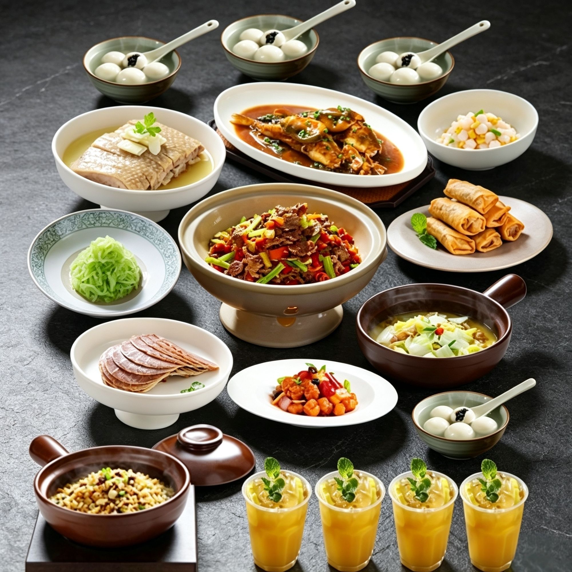 Combo Set for Four: Huaiyang Cuisine