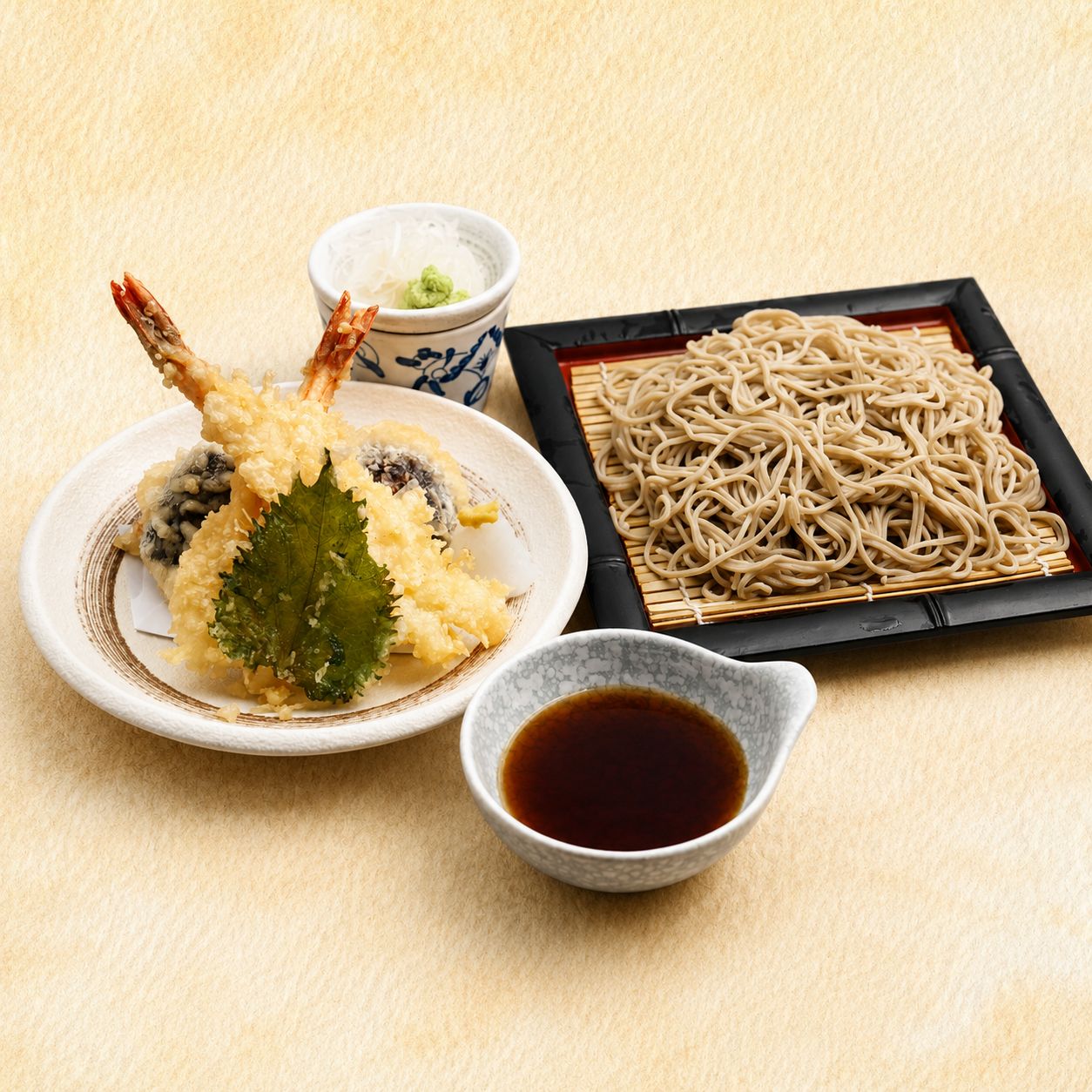 Assorted Tempura Soba