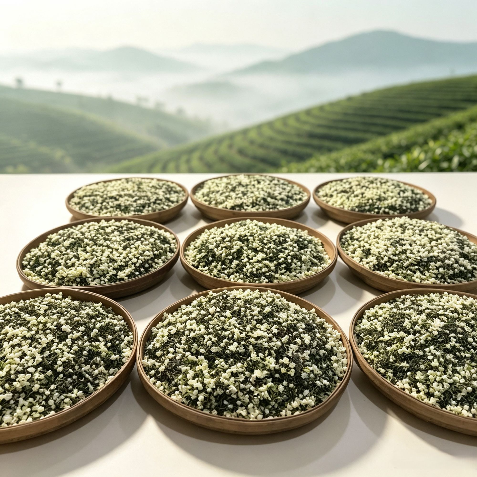 Nine-Scented Jasmine Snowflake High-Mountain Tea