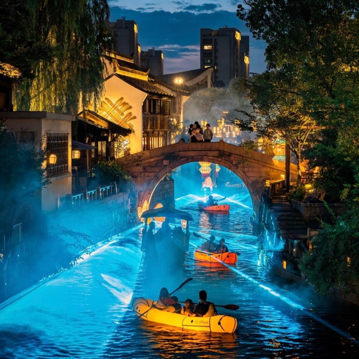 Panlong Summer Night: Lantern-Lit Water Town Half-Day Night Tour