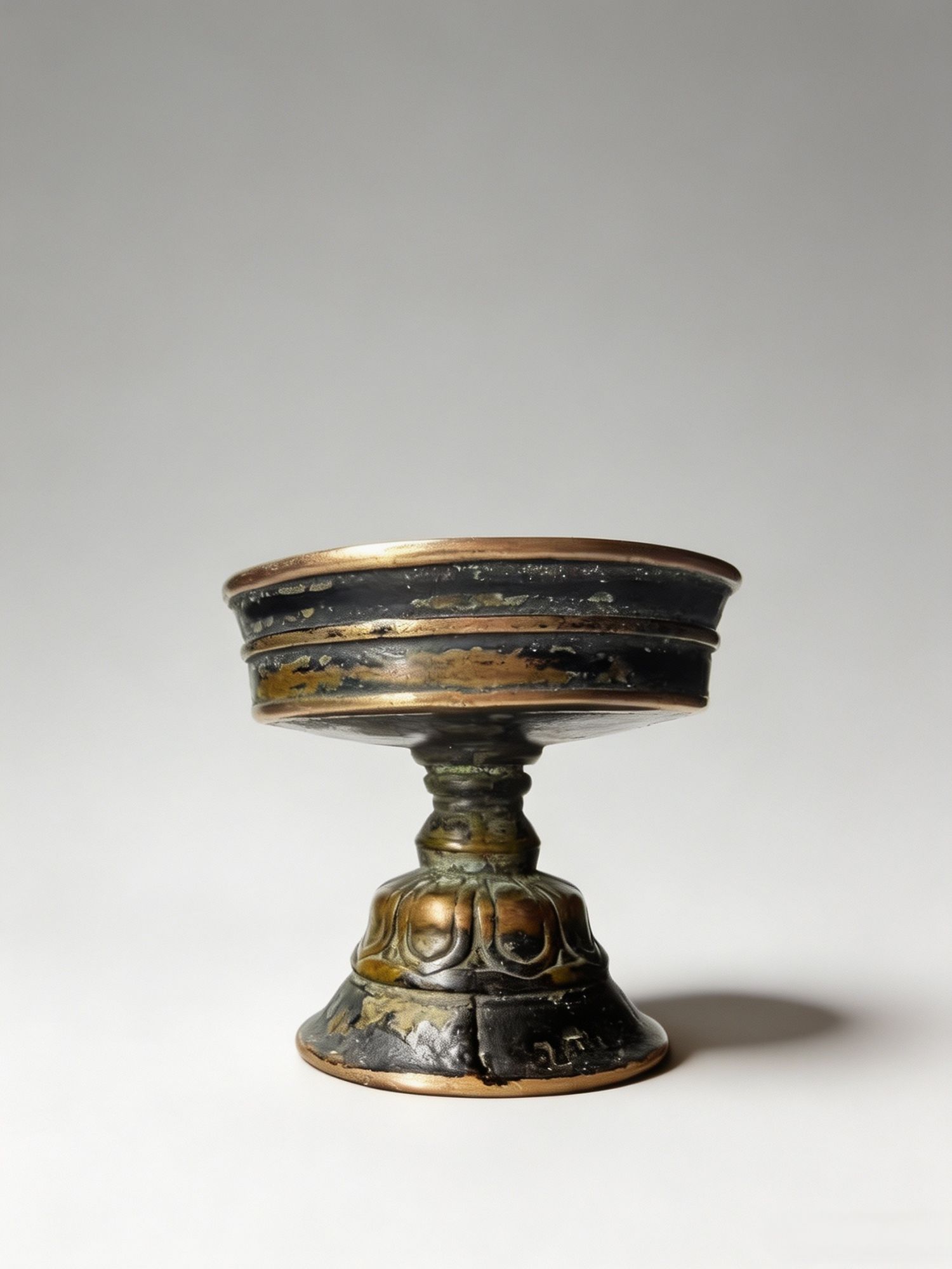 Copper Butter Lamp, Tibetan Offering Light