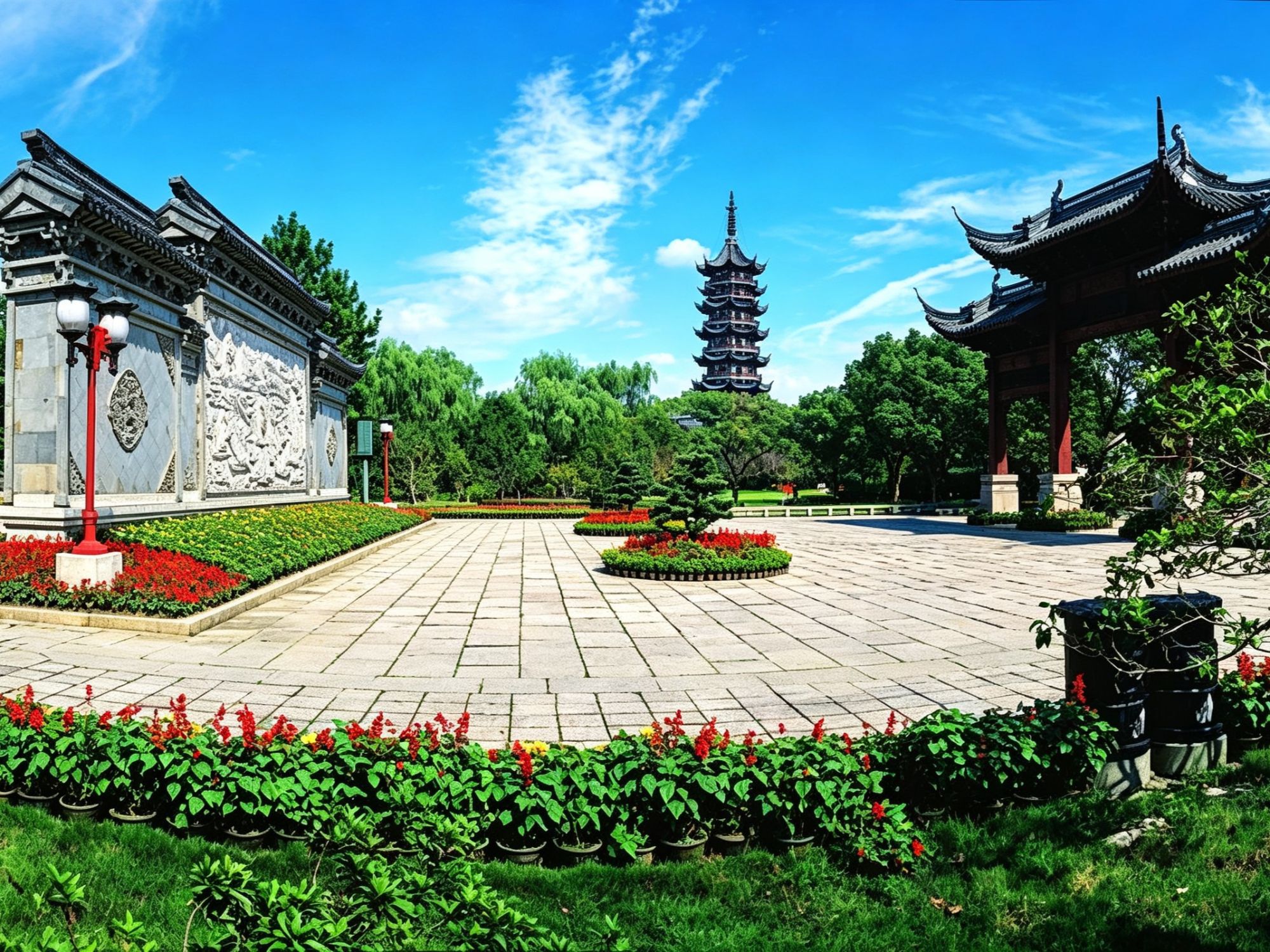 Leisure Experience | Qingpu Yuandang Bay, Dream of the Red Chamber Grand View Garden and Panlong Ancient Town Day Tour