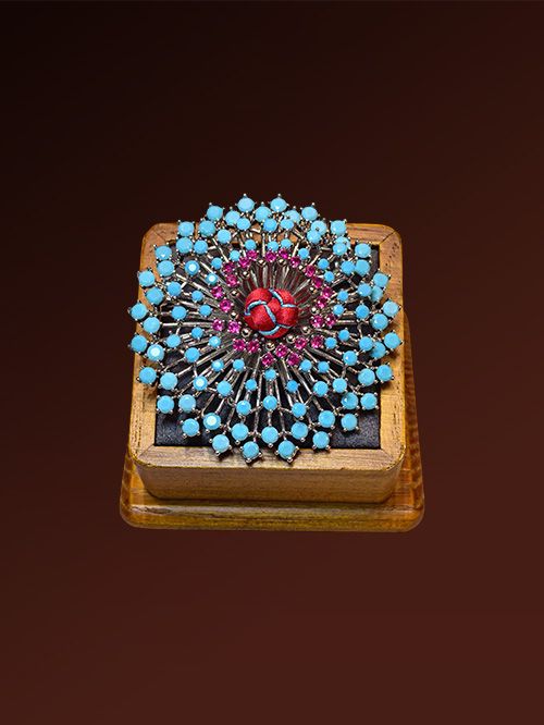 Golden Osmanthus Brooch