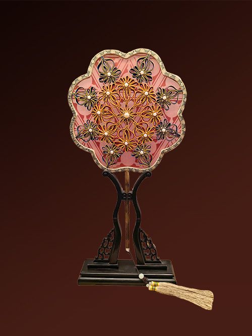 Lingling Studio –Chinese Button Knot Round Fan