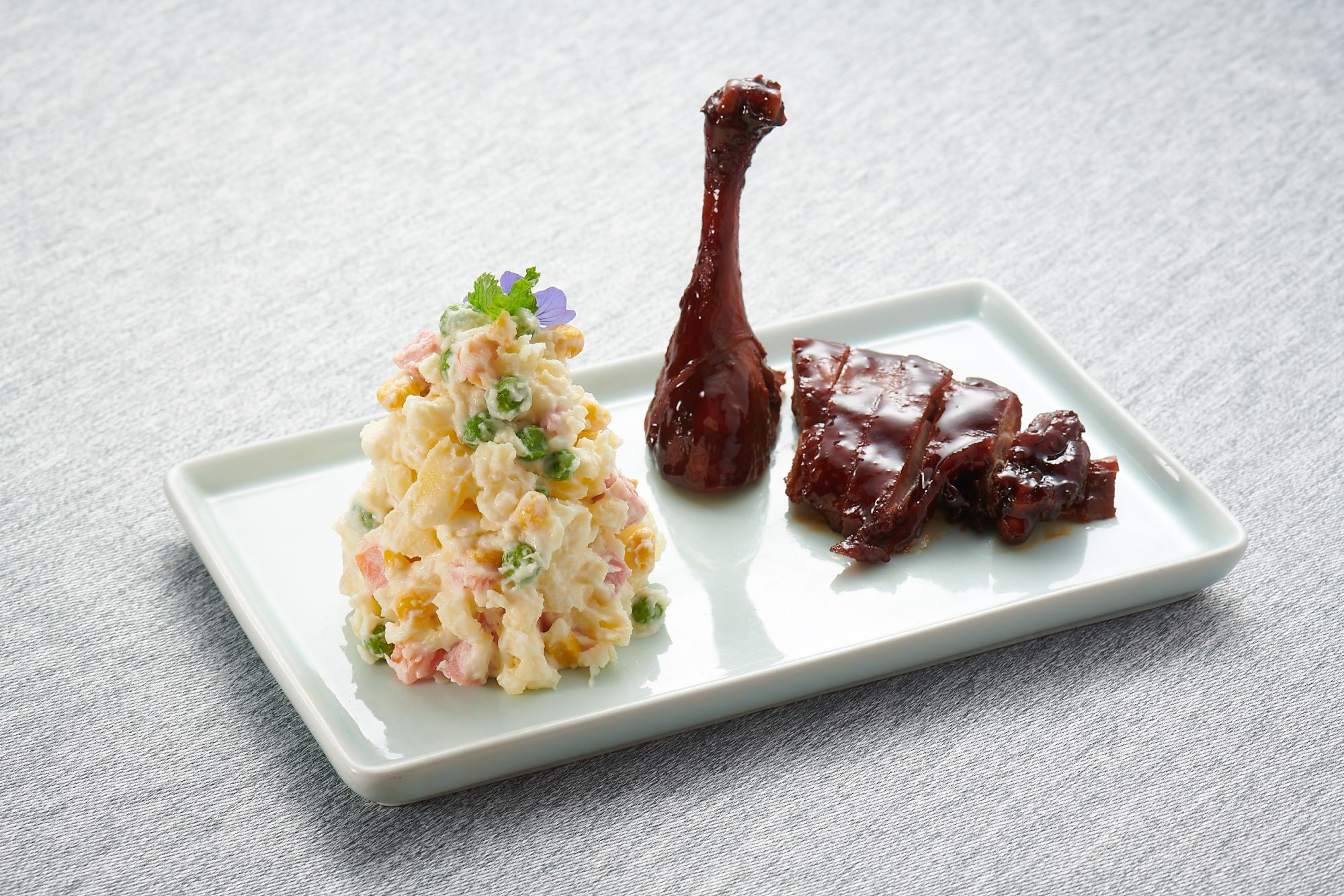 Stewed Duck with Special Sauce & Traditional Shanghai Salad