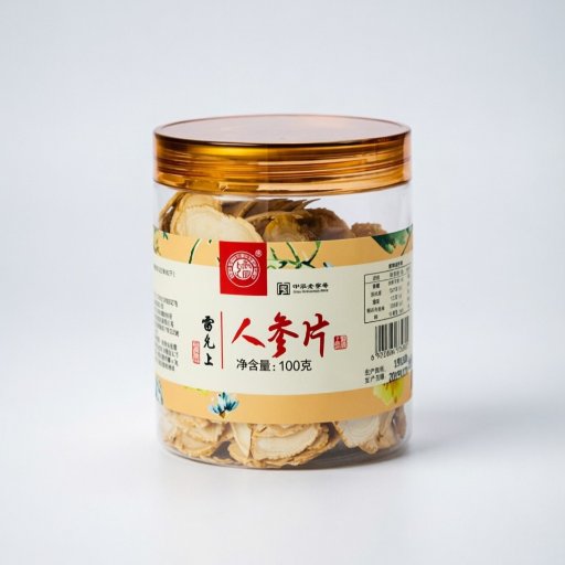 Dried Asian Ginseng Slices (for Energy Boost, Fatigue Relief & Immune Support)
