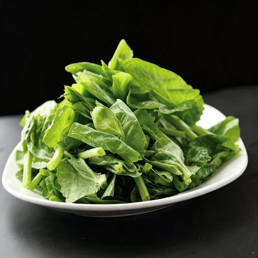 Pousses de pois sautées