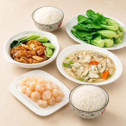 Shanghai Seafood & Vegetable Set for Two