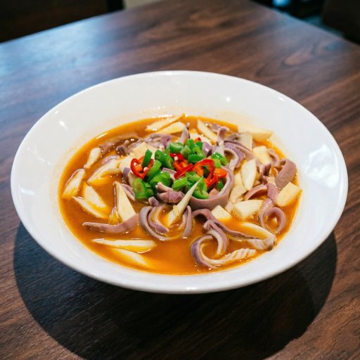Schweinemagen in saurer Suppe