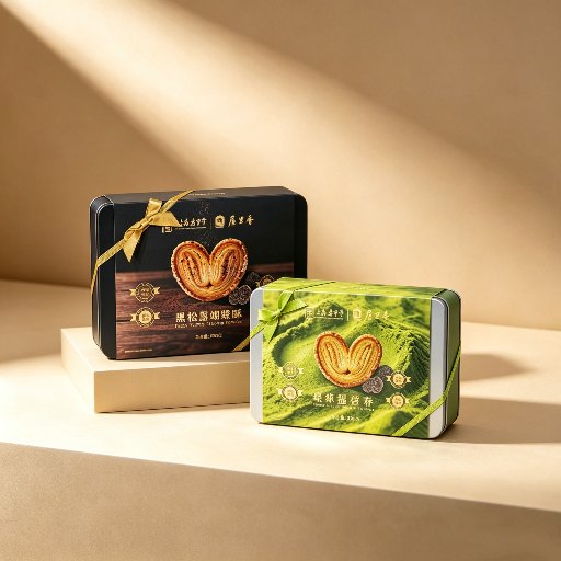 Biluochun Tea and Black Truffle Butterfly Pastry Gift