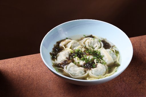 Old Shanghai Pork and Shepherd’s Purse Wontons in Seaweed Soup