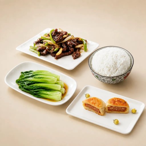 Set for One: Beef, Greens & Shanghai Pastry