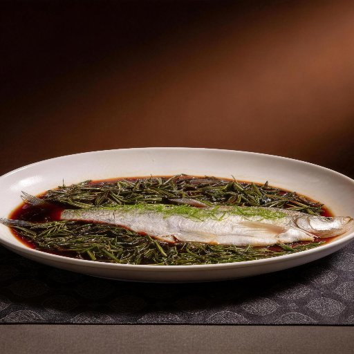 Half Steamed Bai Shui Fish with Red Shallot Sauce