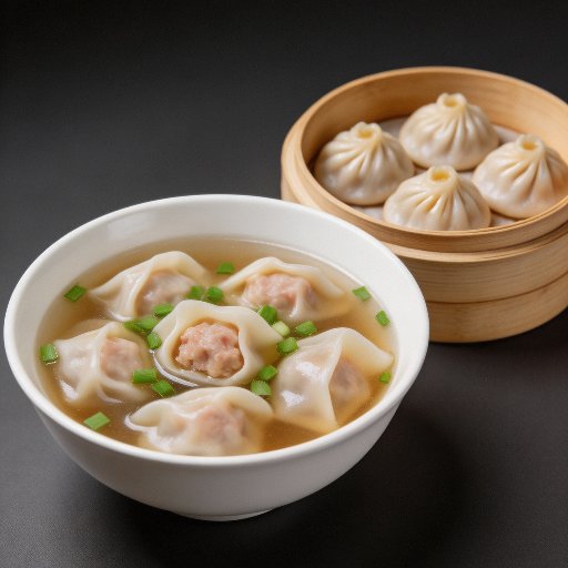 Choose One Staple: Handmade Xiao Long Bao or Large Pork & Vegetable Wontons
