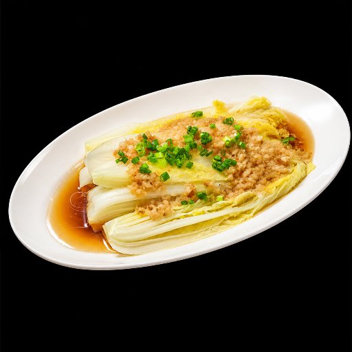 Steamed Baby Napa Cabbage with Garlic