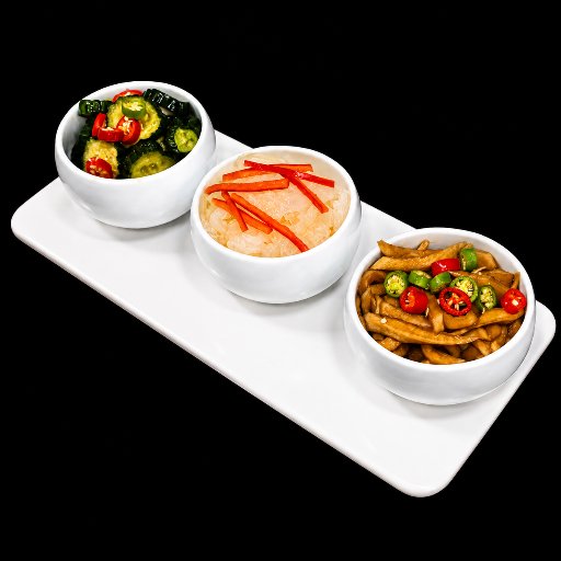Three-Style Cold Appetizer Platter: Salad, Pork Aspic & Vinegar Jellyfish