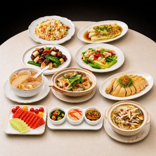 Cantonese-Style Feast Set for Four
