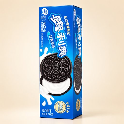 Oreo Classic Black-and-Gold Sandwich Cookies