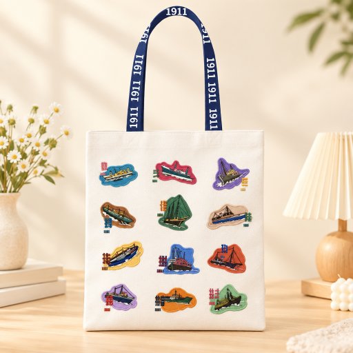 Shanghai Ferry Monthly Pass Commemorative Canvas Bag