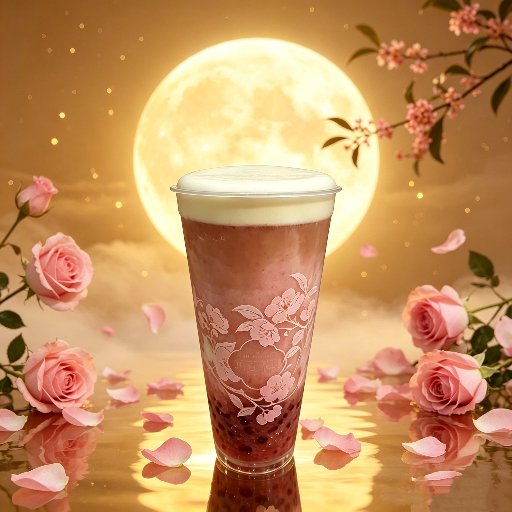 Rose Chenpin Red Bean Smoothie