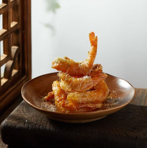 Crispy Shrimp with Cheese and Syrup (4 pieces)