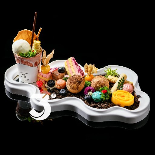 Mushroom-Shaped Ice Cream Dessert
