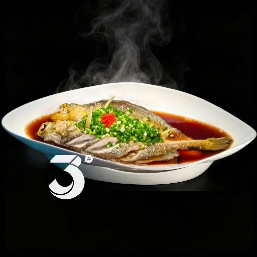 Corvina amarilla al vapor con aceite de cebolleta al estilo tradicional