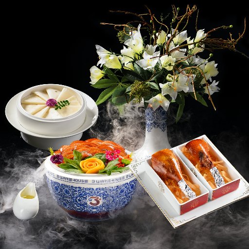 蔬菜沙拉烤鸭配薄饼（半只）