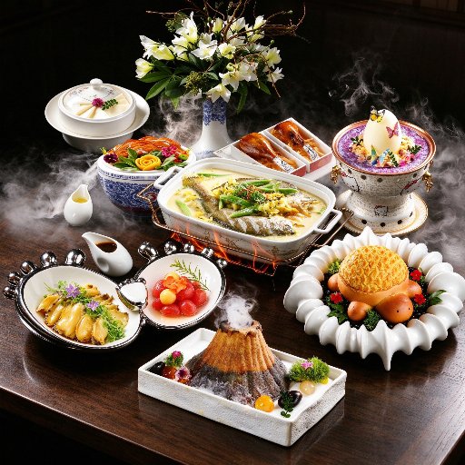 ชุดเป็ดย่างและอาหารจีนร่วมสมัย สำหรับ 3-4 ท่าน