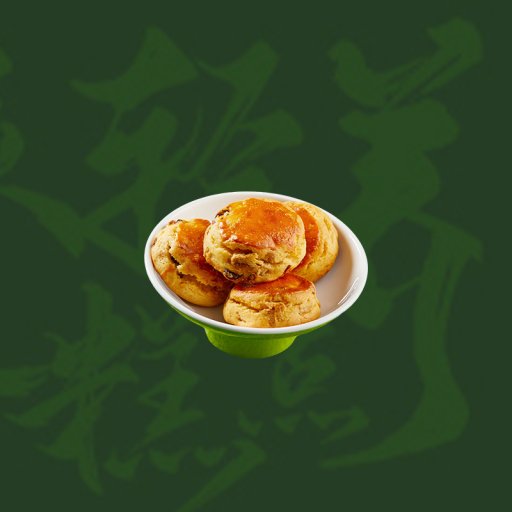 Скон с клюквой, грецким орехом, ямсом и женьшенем