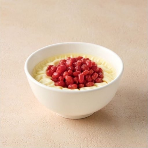 Milk Custard with Red Bean