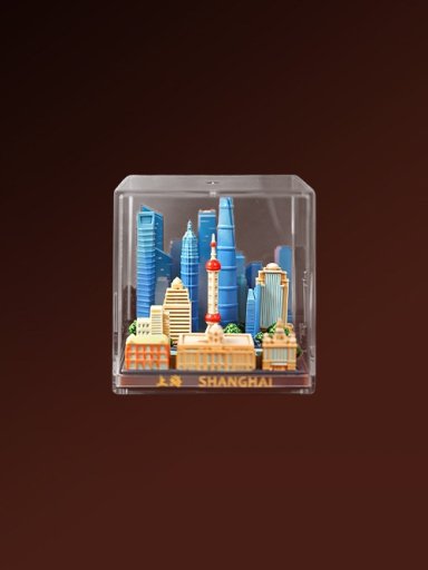 Ornament, Miniature Landscape, The Bund Shanghai