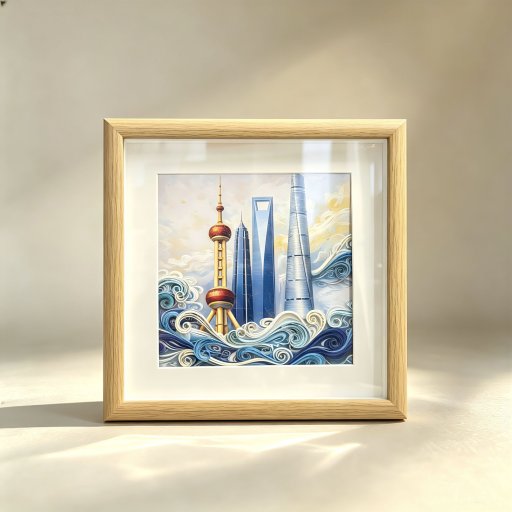 Lujiazui Quilled Paper Artwork