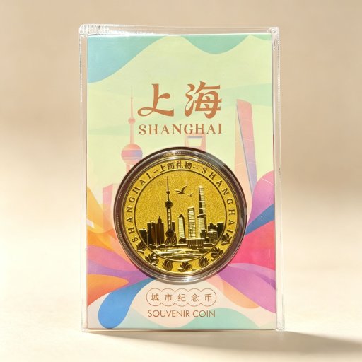 Golden Shanghai Commemorative Coin