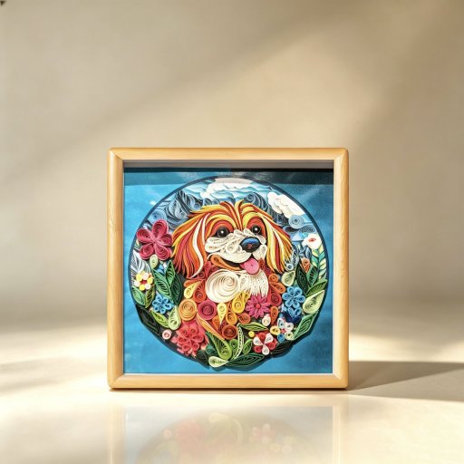 Dog Quilling Picture – Chinese Zodiac